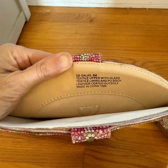 NWT Betsey Johnson Rhinestone Floral Embellished Women's Boots Sz 8 - Picture 6 of 6